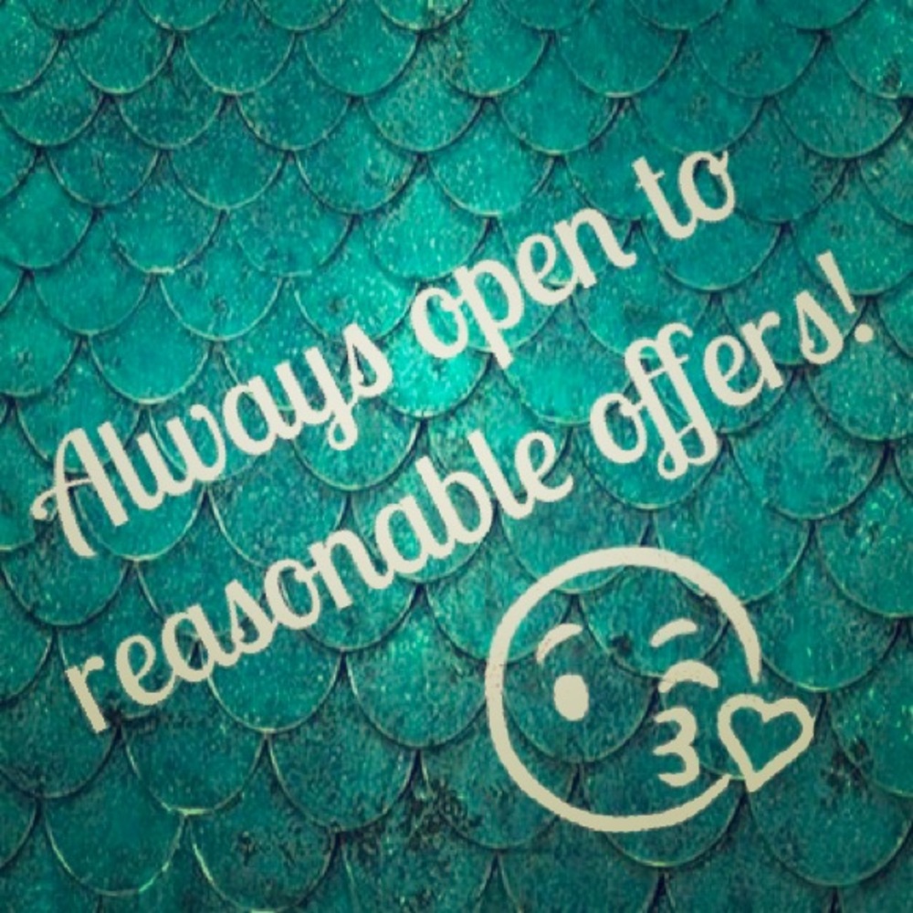 I accept reasonable offers!